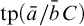 tp left parenthesis a overbar divided by b overbar upper C right parenthesis