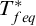 upper T Subscript f e q Superscript asterisk