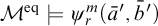 script upper M Superscript eq Baseline true psi Subscript r Superscript m Baseline left parenthesis a overbar prime comma b overbar Superscript prime Baseline right parenthesis
