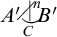 upper A prime ⌣ vertical bar Superscript n Baseline box drawings light diagonal upper right to lower left Underscript upper C Endscripts upper B prime
