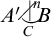 upper A prime ⌣ vertical bar Superscript n Baseline box drawings light diagonal upper right to lower left Underscript upper C Endscripts upper B