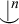 ⌣ vertical bar Superscript n Baseline