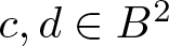 c comma d element of upper B 2