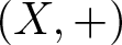 left parenthesis upper X comma plus right parenthesis