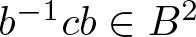 b minus 1 cb element of upper B 2