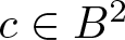 c element of upper B 2