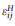 epsilon Subscript i j Superscript upper H