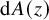 normal d upper A left parenthesis z right parenthesis