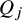 upper Q Subscript j