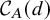 script upper C Subscript upper A Baseline left parenthesis d right parenthesis