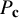 upper P Subscript bold c
