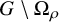 upper G minus normal upper Omega Subscript rho
