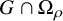 upper G intersection normal upper Omega Subscript rho