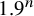 1.9 Superscript n