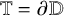 double struck upper T equals partial differential double struck upper D