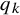 q Subscript k