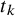 t Subscript k