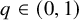 q element of left parenthesis 0 comma 1 right parenthesis