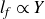 l Subscript f Baseline proportional to upper Y