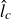 ModifyingAbove l With caret Subscript c