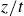 z divided by t
