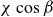 chi cosine beta