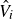 ModifyingAbove upper V With caret Subscript i