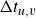 normal upper Delta t Subscript u comma v