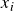 x Subscript i