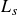 upper L Subscript s