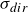 sigma Subscript d i r