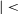 vertical bar less than