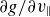 partial differential g divided by partial differential v Subscript parallel to