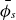 phi Subscript s Baseline overbar