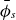 phi overbar Subscript s