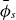 phi overbar Subscript s