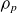 rho Subscript p