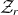script upper Z Subscript r