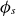 phi Subscript s
