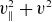 v Subscript parallel to Superscript 2 Baseline plus v squared
