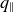 q Subscript parallel to