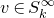 v element of upper S Subscript k Superscript normal infinity