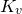 upper K Subscript v