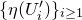 left brace eta left parenthesis upper U prime Subscript i right parenthesis right brace Subscript i greater than or equals 1