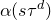 alpha left parenthesis s tau Superscript d Baseline right parenthesis