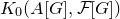 upper K 0 left parenthesis upper A left bracket upper G right bracket comma script upper F left bracket upper G right bracket right parenthesis