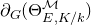 partial differential Subscript upper G Baseline left parenthesis normal upper Theta Subscript upper E comma upper K divided by k Superscript script upper M Baseline right parenthesis