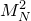 upper M Subscript upper N Superscript 2