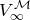 upper V Subscript normal infinity Superscript script upper M