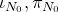 iota Subscript upper N 0 Baseline comma pi Subscript upper N 0 Baseline
